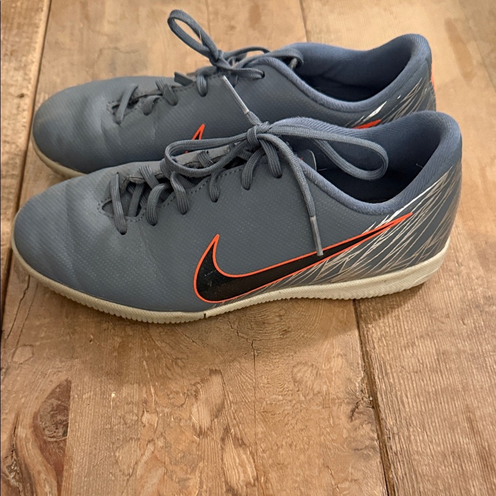 Nike boys Blue and Orange Athletic Shoes